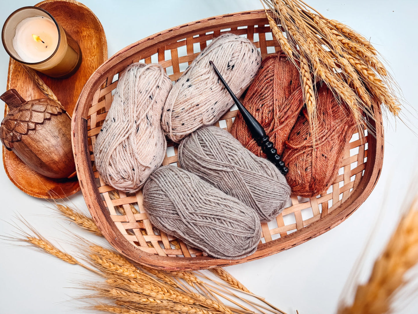 Crochet Pattern + Video – Pumpkin Spice Trio (PDF)
