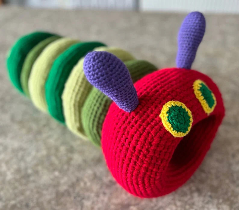 🐛 Very Hungry Caterpillar Crochet Pattern – Storybook Play Set