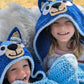 Blue Heeler Dog Hooded Blanket Crochet Pattern & videos PDF