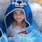 Blue Heeler Dog Hooded Blanket Crochet Pattern & videos PDF