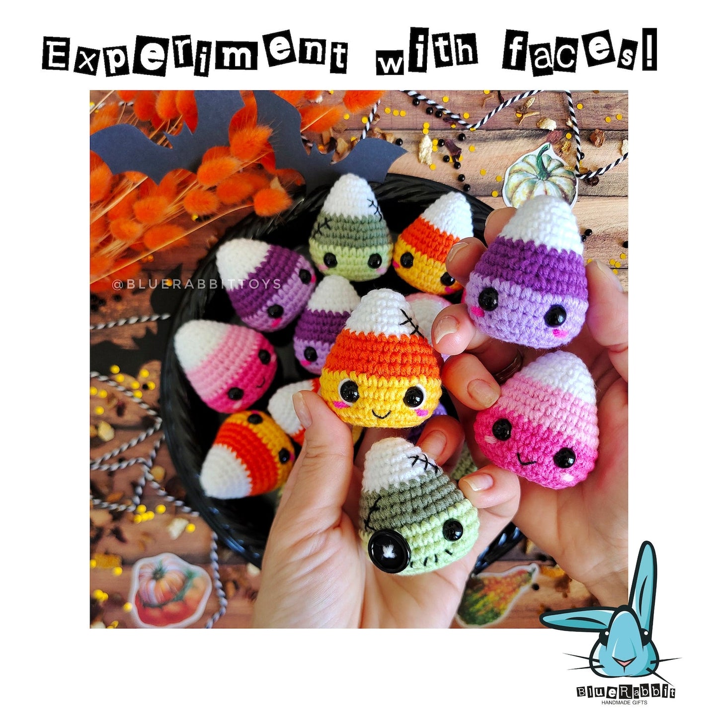 Mini Candy Corn Crochet Pattern | Cute Halloween