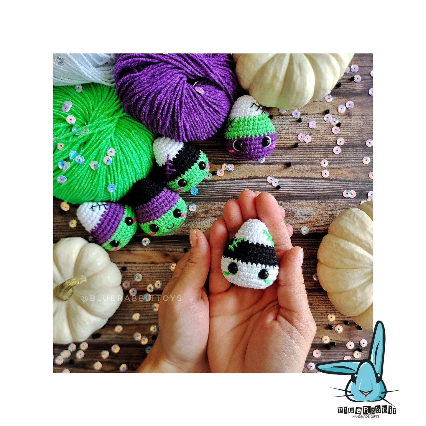 Mini Candy Corn Crochet Pattern | Cute Halloween