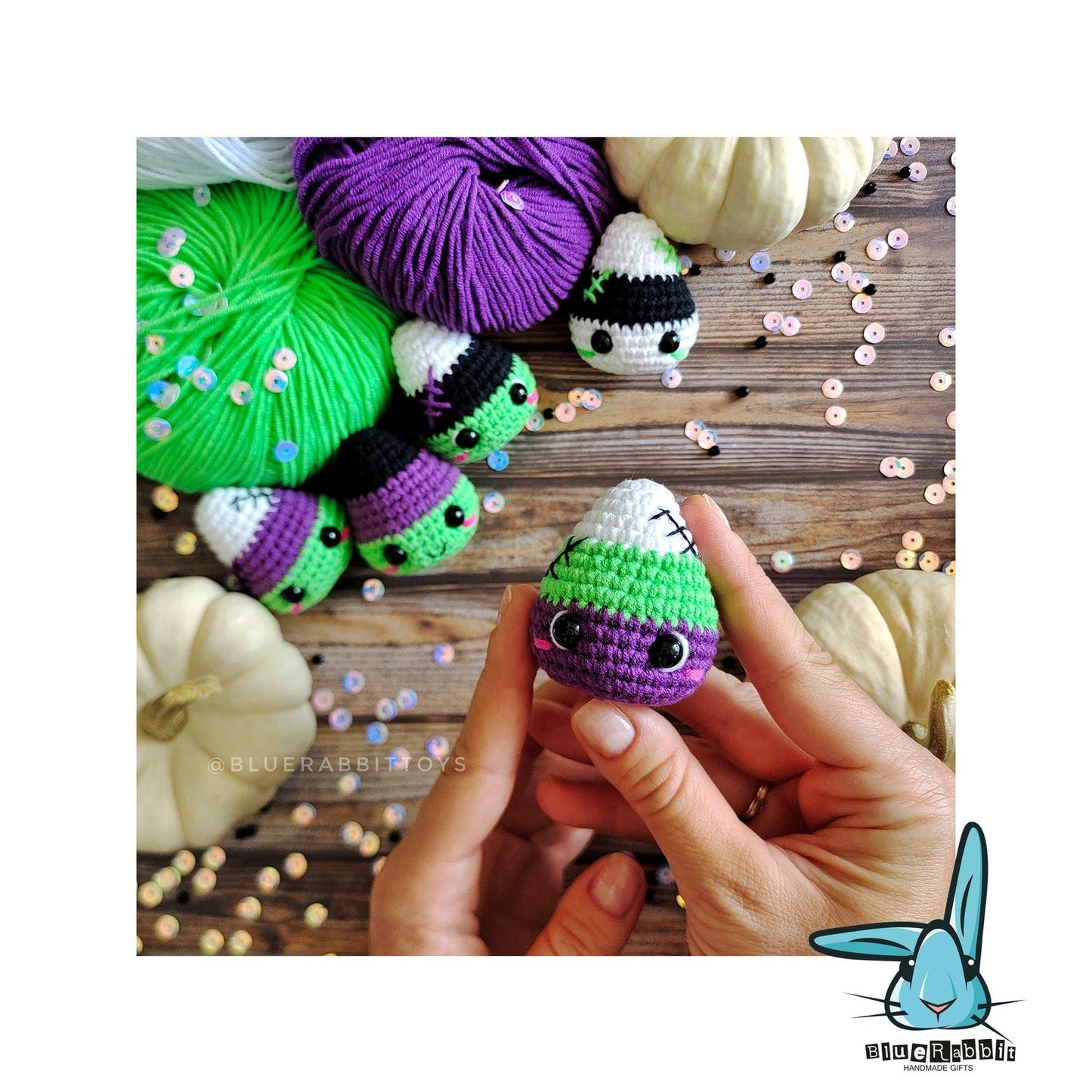 Mini Candy Corn Crochet Pattern | Cute Halloween