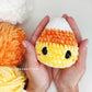 Mini Candy Corn Crochet Pattern | Cute Halloween