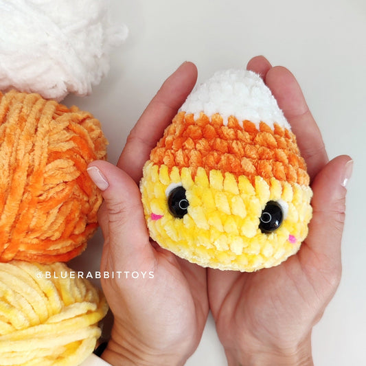Mini Candy Corn Crochet Pattern | Cute Halloween