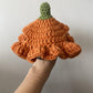 🎃 Pumpkin Ruffle Hat Crochet Pattern (XS-L) | PDF Pattern