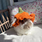 🎃 Pumpkin Ruffle Hat Crochet Pattern (XS-L) | PDF Pattern