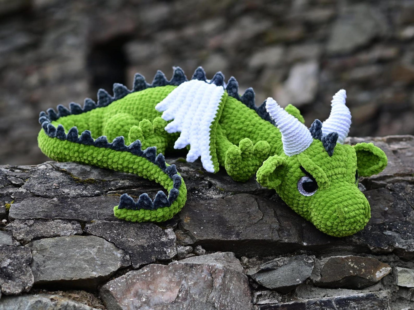 Big Dragon Crochet Pattern PDF