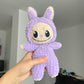 Labubu Inspired Crochet Pattern: Smiling Bunny Amigurumi (PDF Download)