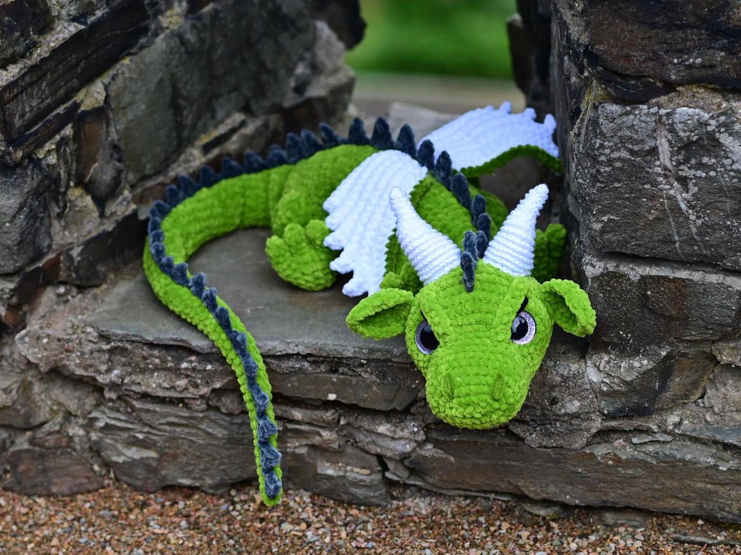 Big Dragon Crochet Pattern PDF