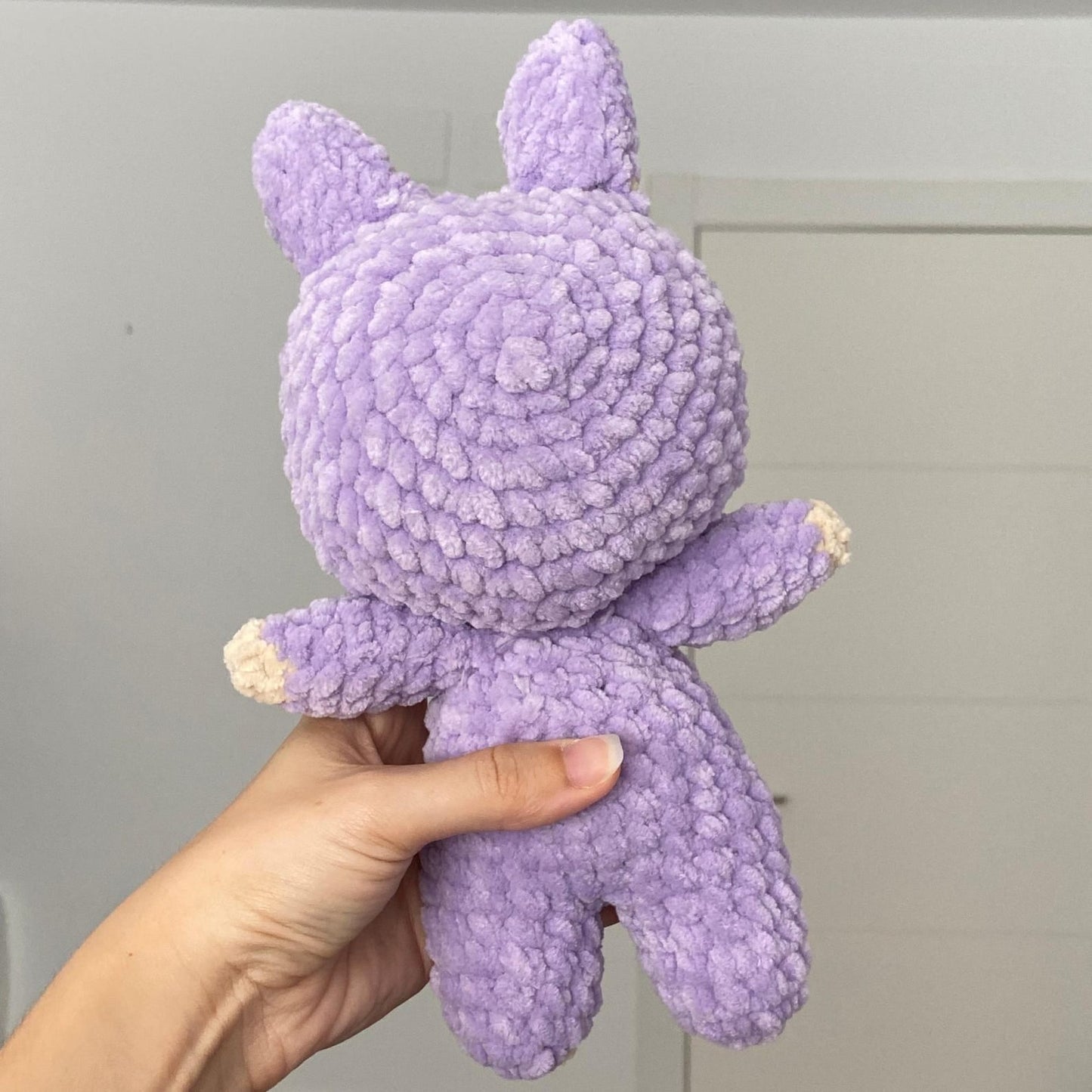 Labubu Inspired Crochet Pattern: Smiling Bunny Amigurumi (PDF Download)