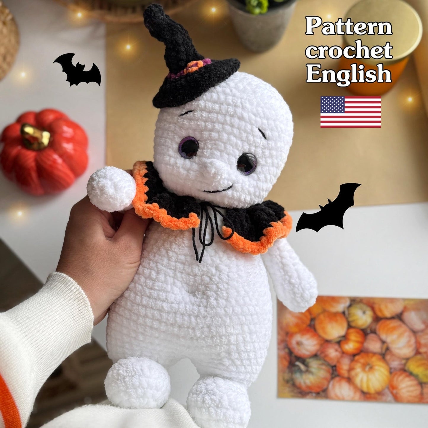 Ghost Halloween Crochet Pattern
