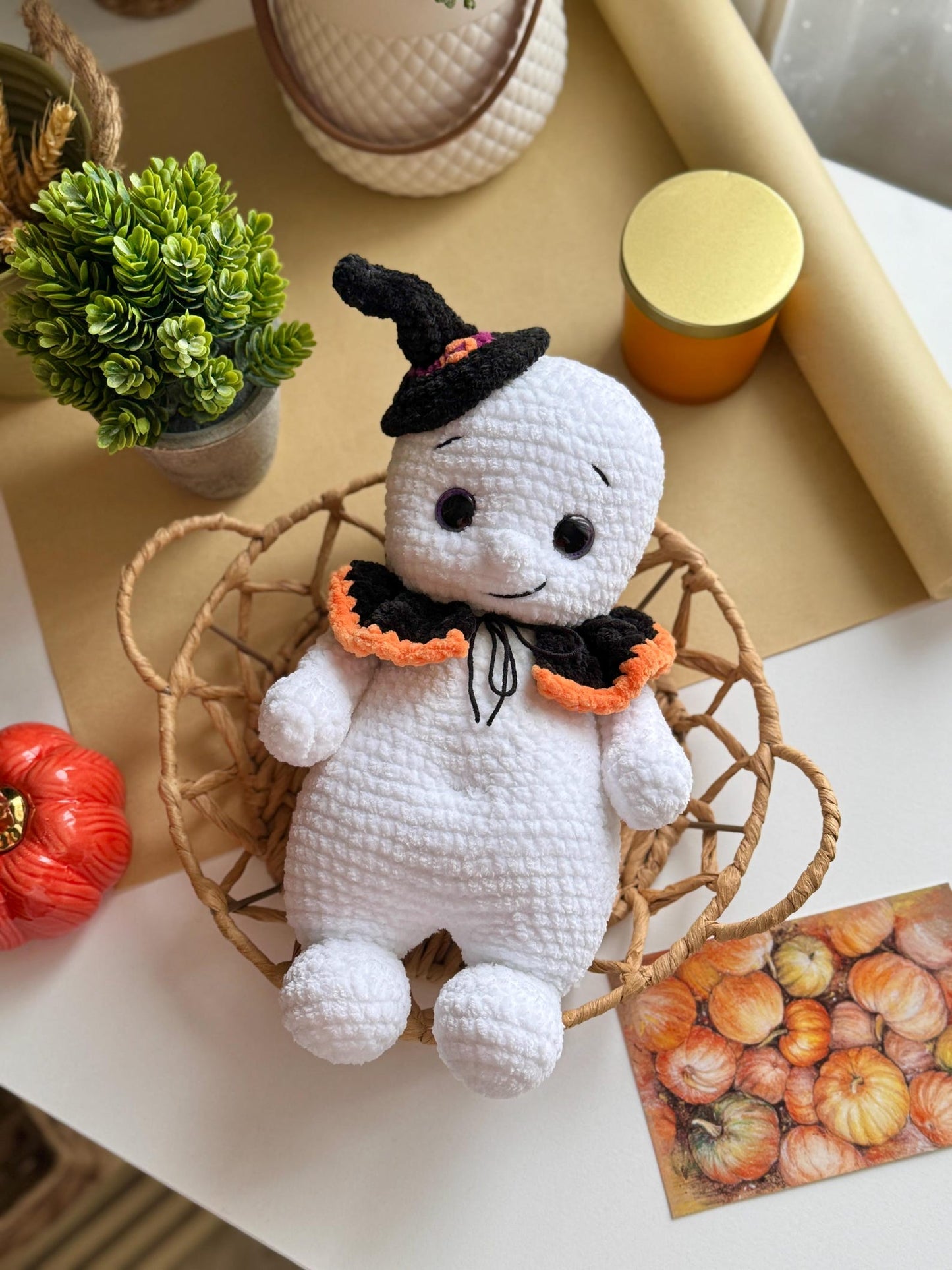 Ghost Halloween Crochet Pattern