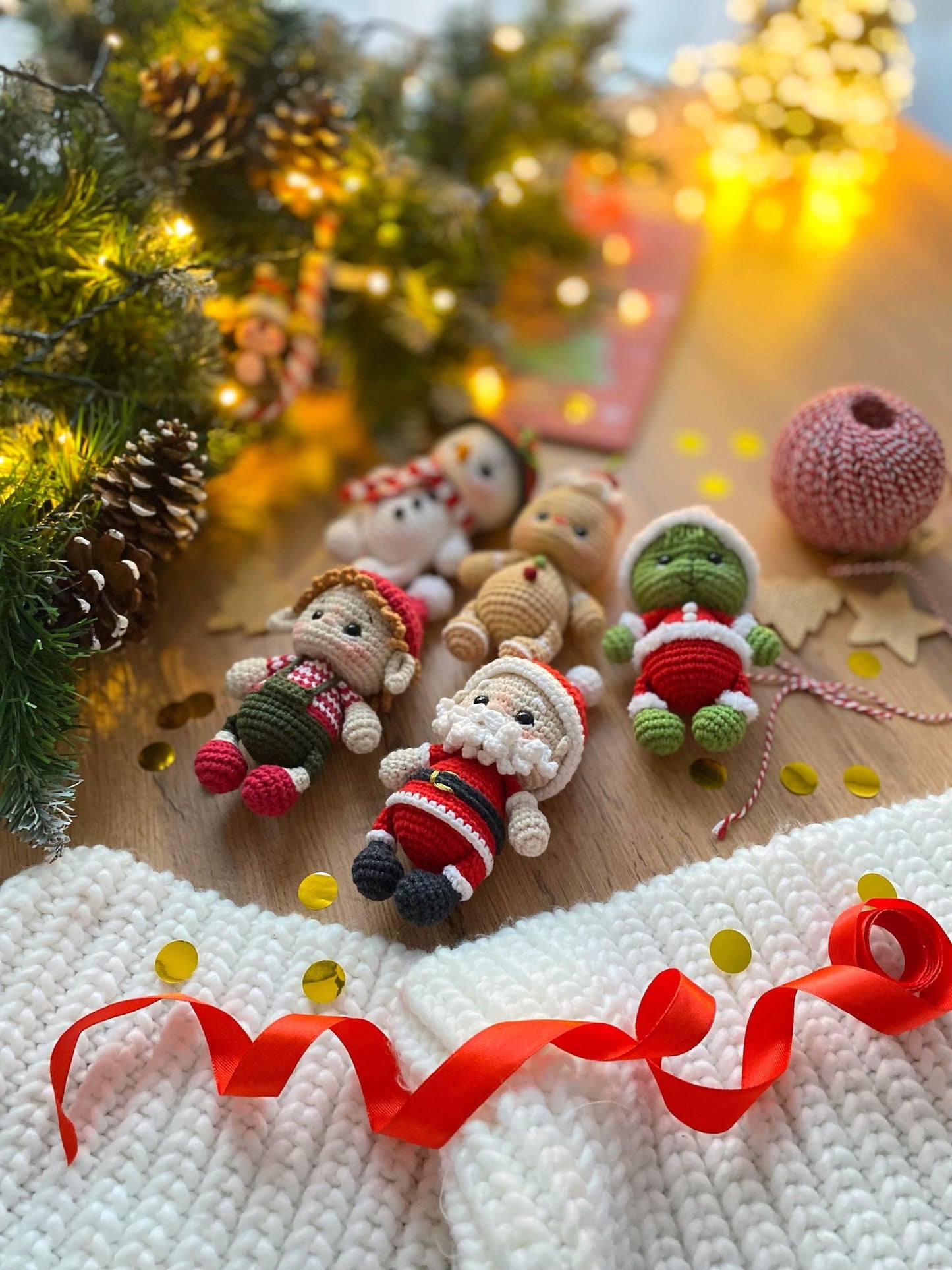 5 in 1 Crochet Christmas Toys – Pattern Only