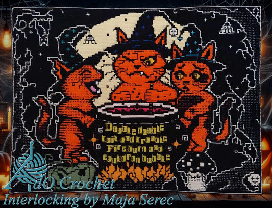 🐾 Halloween Crochet Along – The MacCats (PDF Pattern | 5-Part CAL | English, German, Dutch)