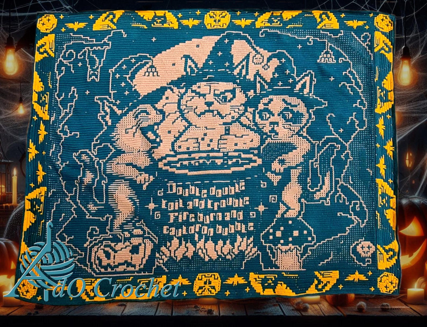 🐾 Halloween Crochet Along – The MacCats (PDF Pattern | 5-Part CAL | English, German, Dutch)