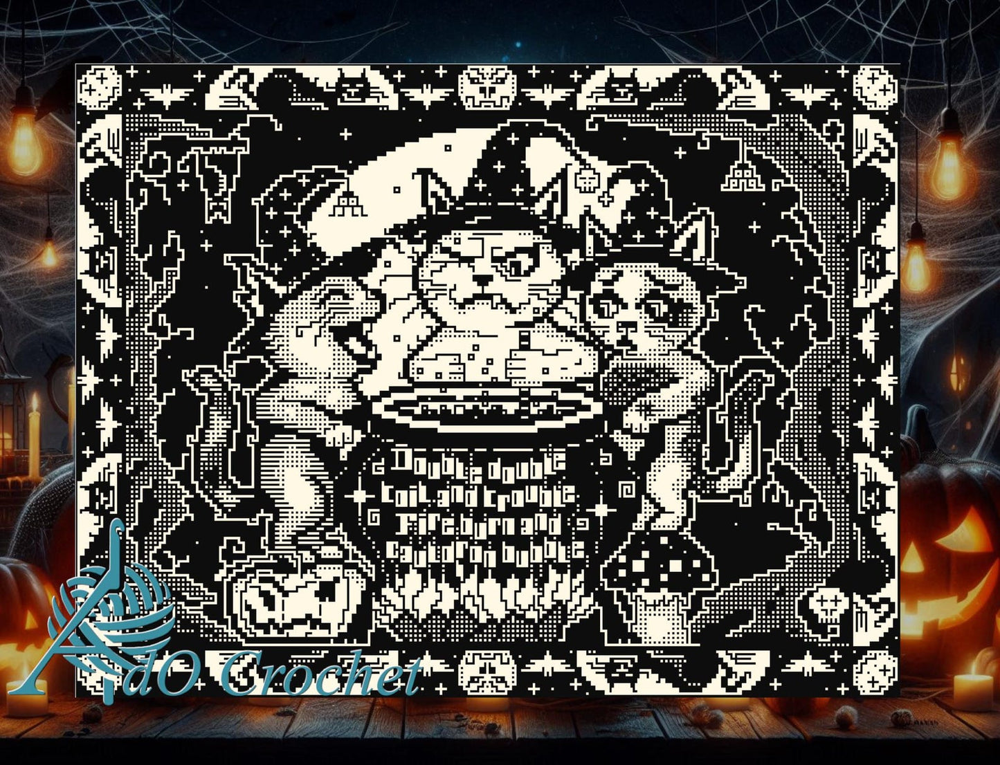 🐾 Halloween Crochet Along – The MacCats (PDF Pattern | 5-Part CAL | English, German, Dutch)