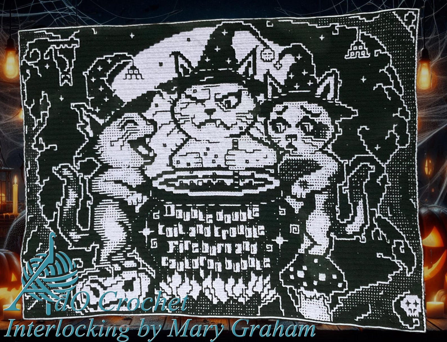 🐾 Halloween Crochet Along – The MacCats (PDF Pattern | 5-Part CAL | English, German, Dutch)