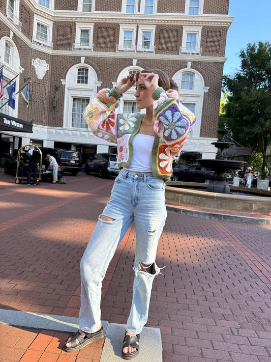 Crochet Daisy Sweater Pattern