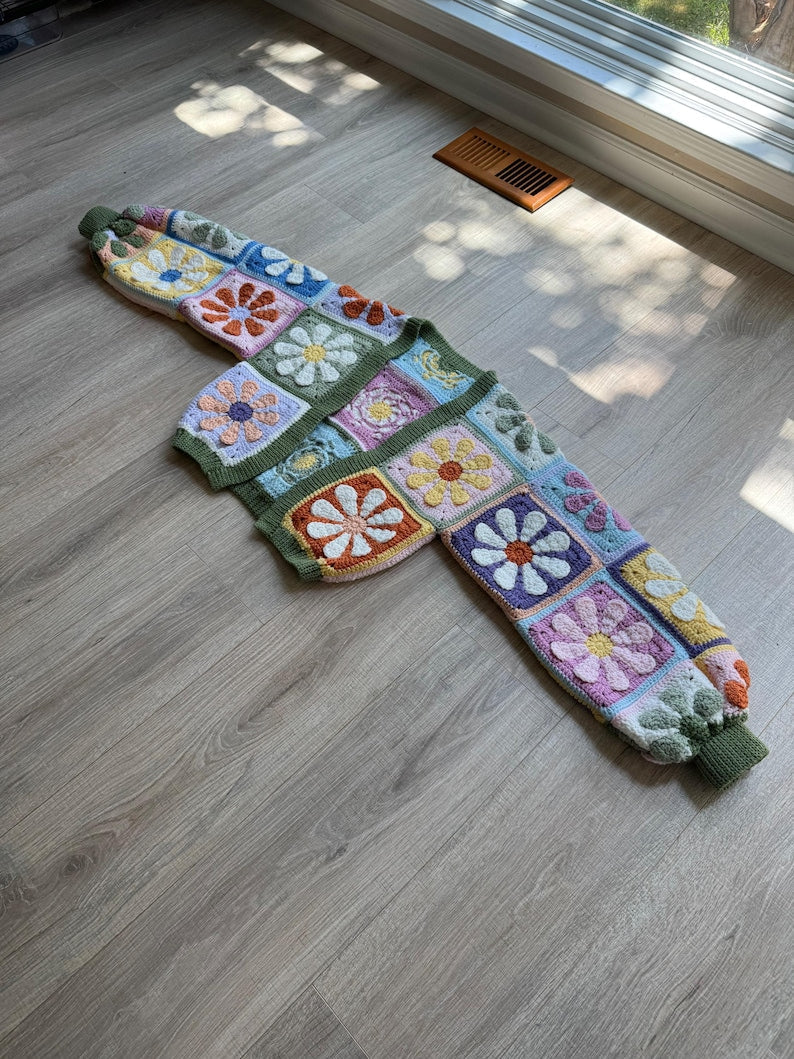 Crochet Daisy Sweater Pattern