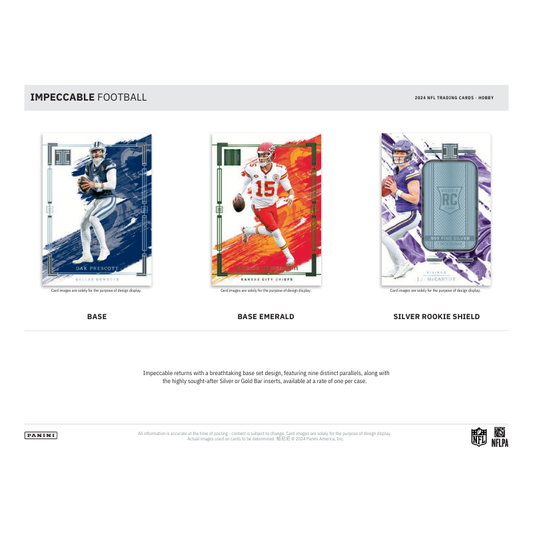 2024 Panini Impeccable Football Hobby Box