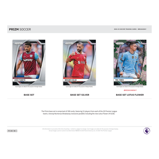 2024/25 Panini Prizm EPL Soccer Breakaway 20 Box Case